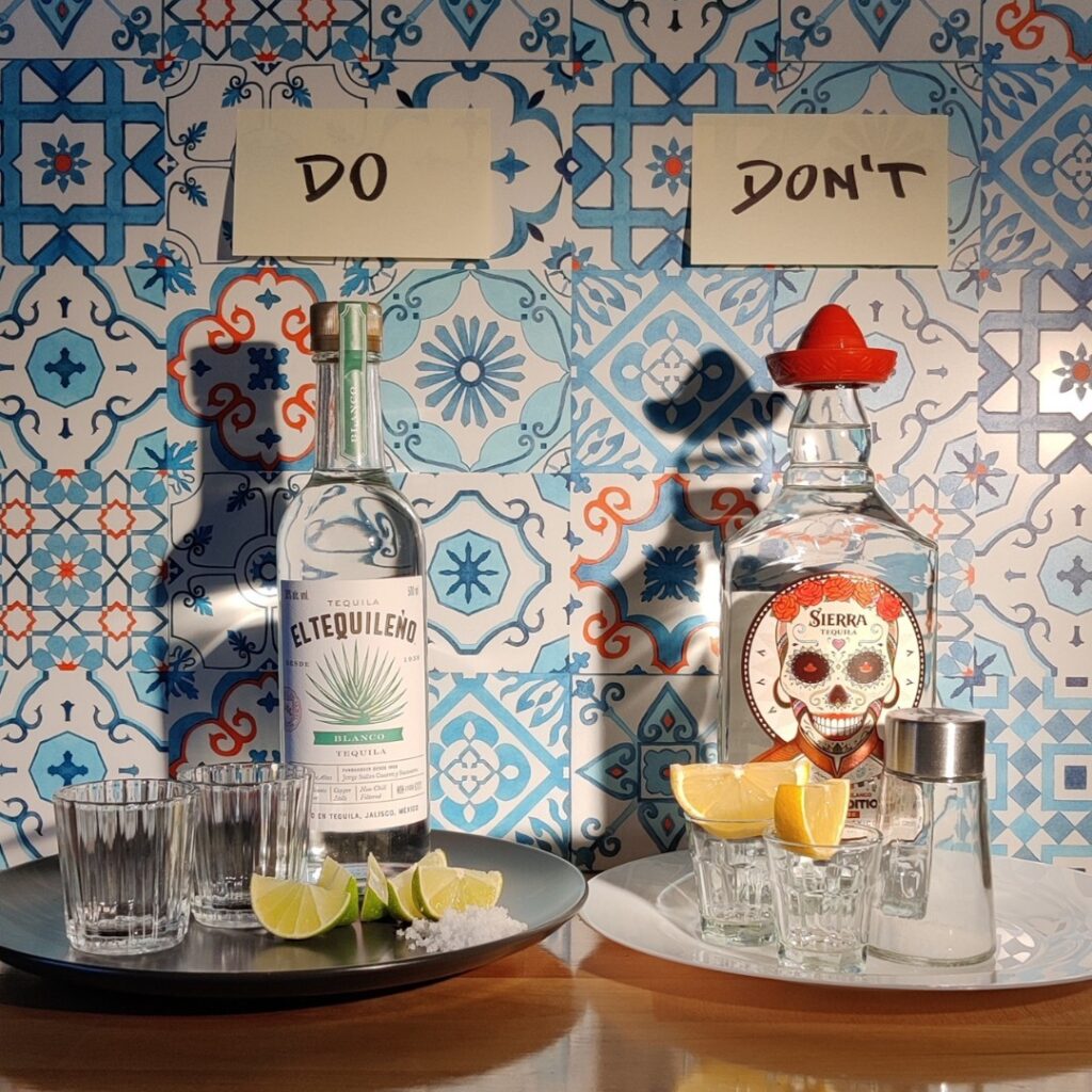 tequila mit salz und zitrone - 10 tequila dos and don'ts